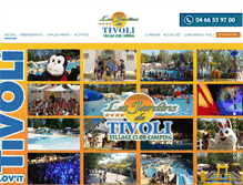 Tablet Screenshot of lesjardinsdetivoli.com